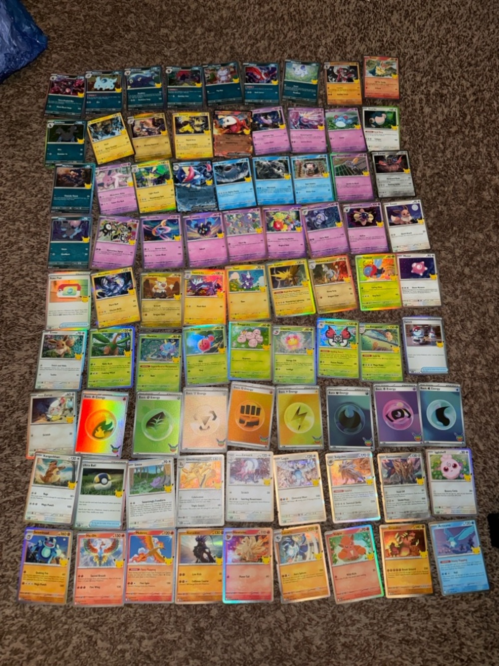 Pokemon 30th Celebration Bulk Card Lot of 81